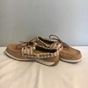 Striped Sperry Slide On “Boat Shoes”